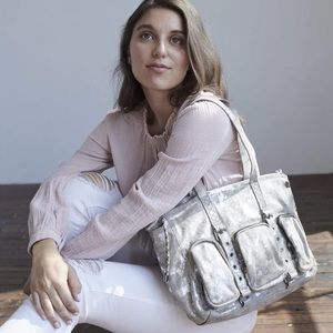 Latico silver crossbody bag